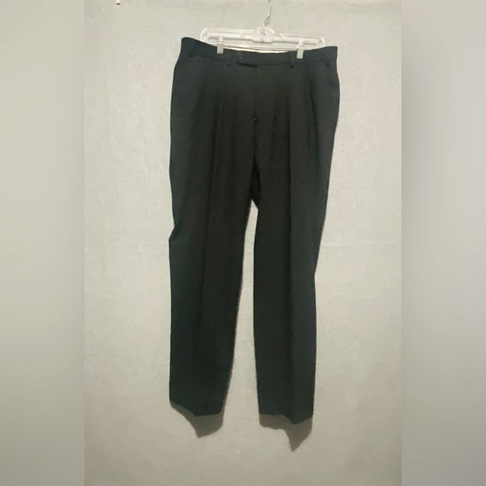 DIGEL Germany Mens Luxury Dress Pants Black Stretch Modern Fit Tailored Trousers